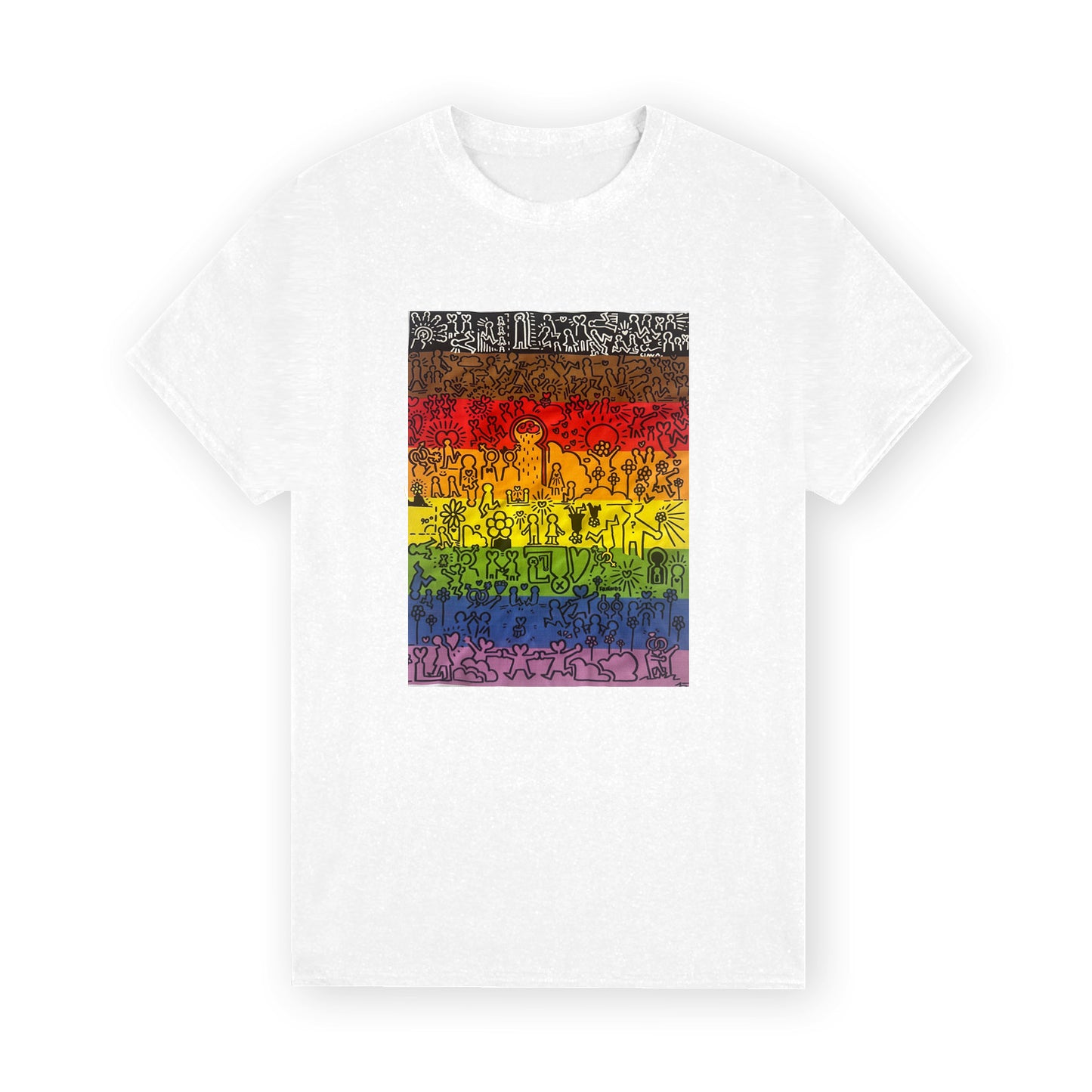 Student Designed T-Shirt (Keith Haring Inspired)