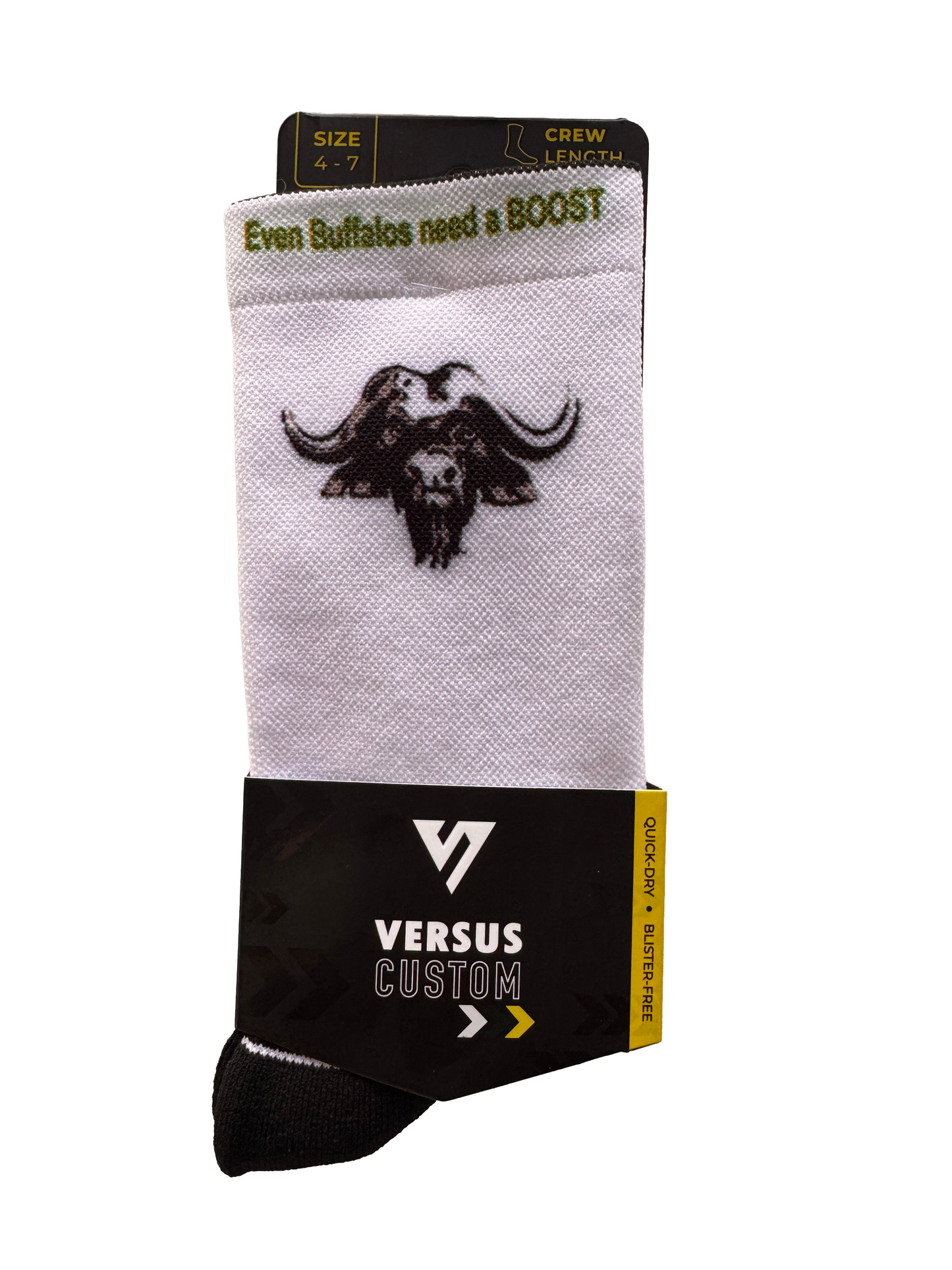 Buffalo Socks (White)